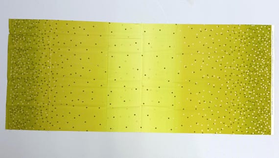 Ombre Confetti Metallic fabric Lime Green by Vanessa Christenson for Moda Out of print 100% cotton Sold by the yard