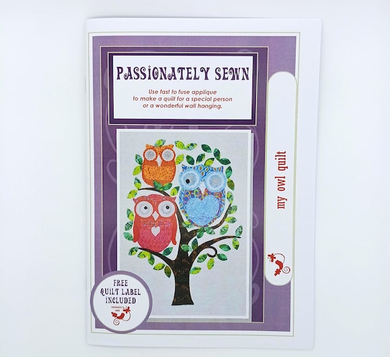 My Owl Quilt pattern by Janeene Scott for Passionately Sewn, 2 sizes