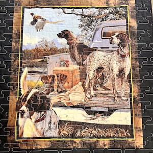 Pointers & Setters Hunting Dogs Pheasant Wall Hanging for the Hunt Lodge
