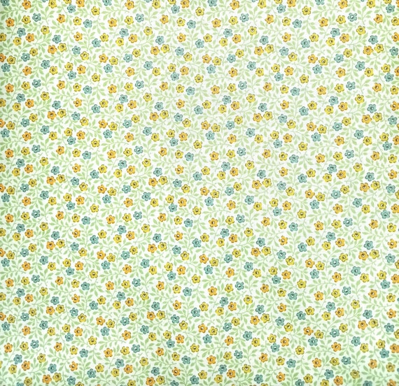 Depression 20s 30s feedsack print 100% cotton fabric. Sweet Things by Andover Fabrics Floral