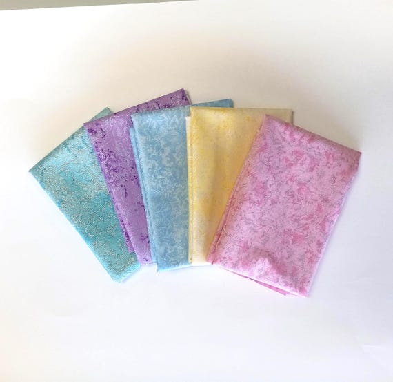 Fairy Frost half yard bundle by Michael Miller Fabrics, 5 half yard cuts