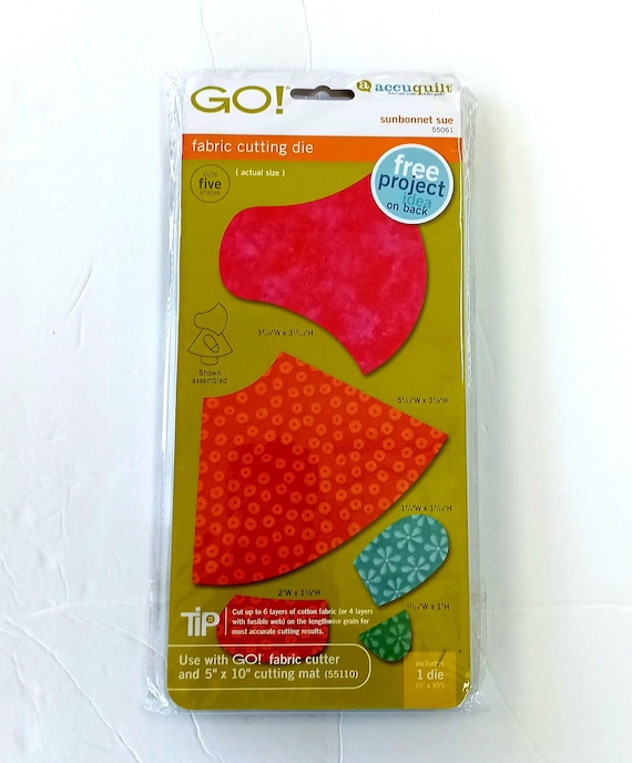 Accuquilt Go! fabric cutting die Sunbonnet Sue