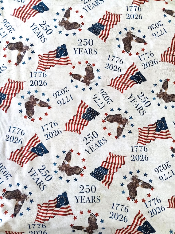 America 250: Stonehenge 1776-2026 fabric by Linda Ludovico for Northcott Fabrics Sold by the yard