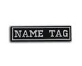 Personalized Name Patch – Custom Embroidered Tag with Your Text – Sew-On or Velcro Option