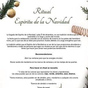 Ritual, espírito de la navidad, navidad. guia, velas.