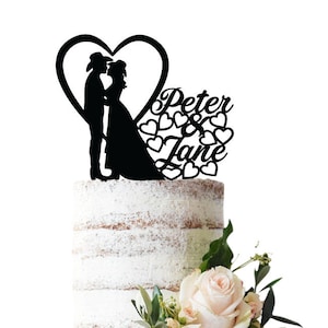 Wedding cake topper Western / Cowboy / Rustic style