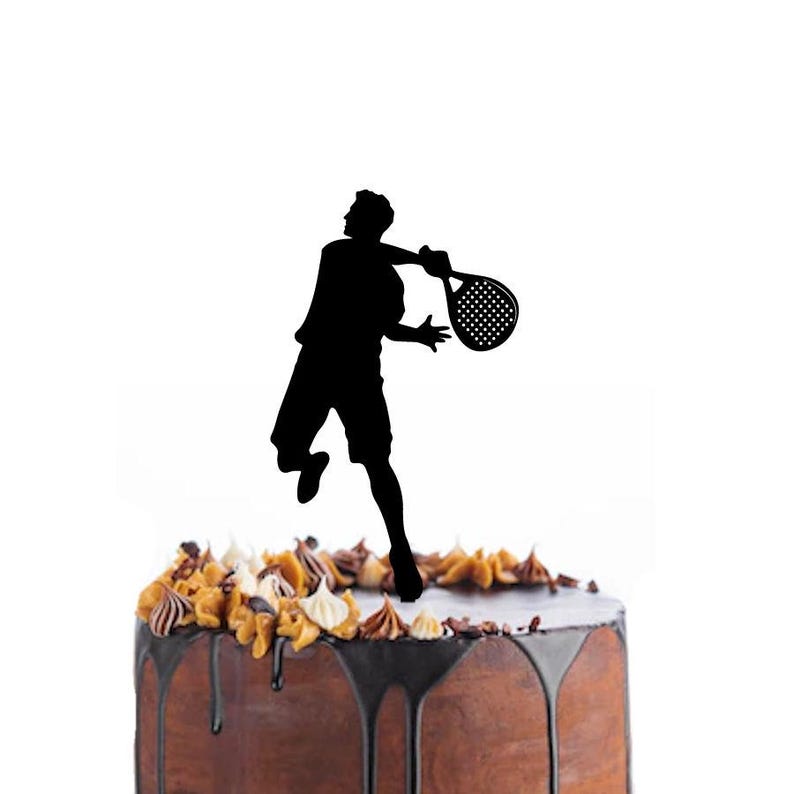 Padel Racket Topper Birthday Cake Topper With a Padel Player, Different Variations and ...