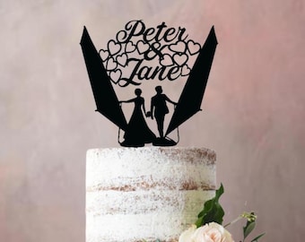 Topper per torta nuziale: sposi che fanno windsurf