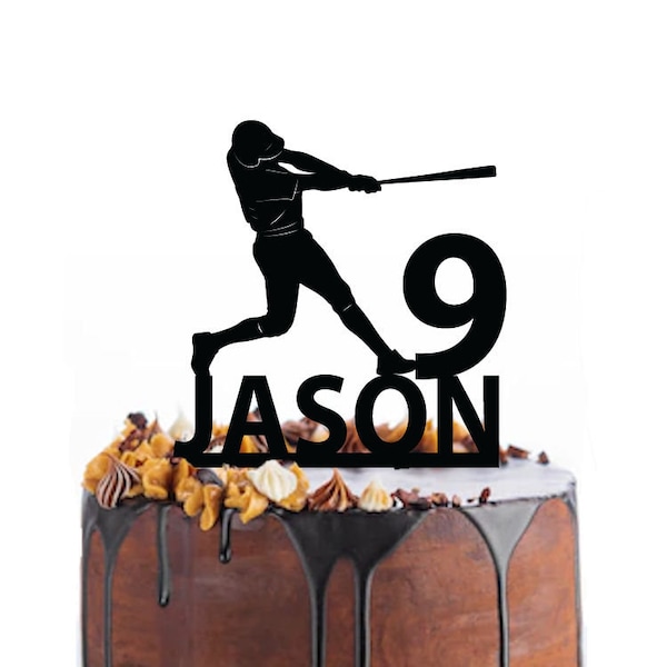 Baseball Cake Topper Etsy