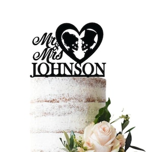 Wedding cake topper Skeleton bride and groom / Gothic /Day of the dead