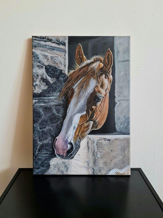 Dipinto Realistico Di Cavallo
