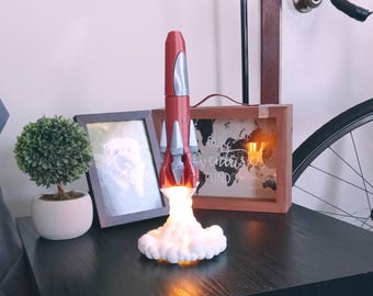 Rocket Flashlight - uma lanterna que funciona como luminária de mesa