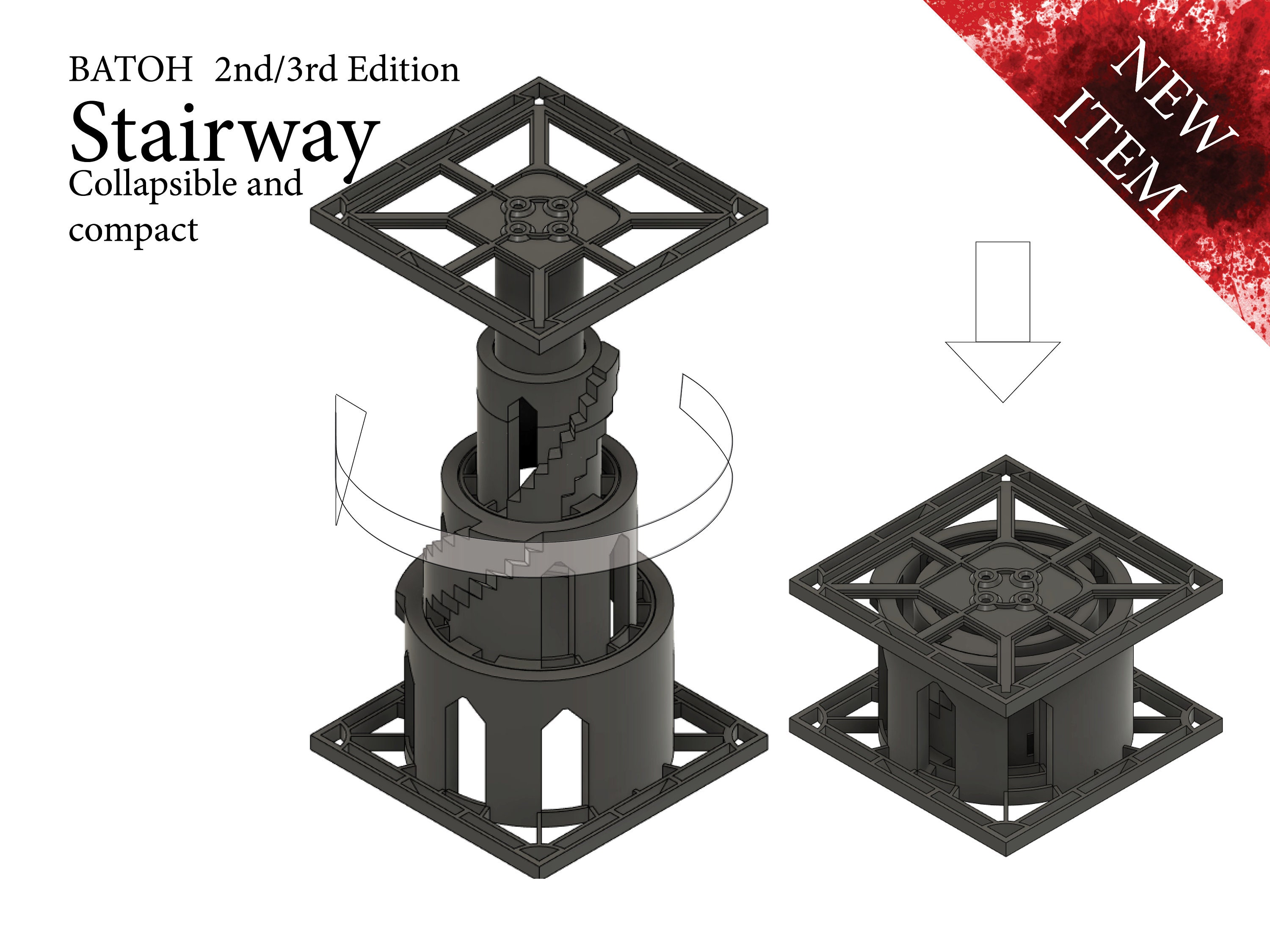Betrayal at House on the Hill Spiral Stairway Accessory pic