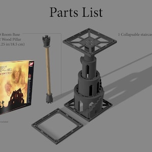 house on the hill 3点SET Betrayal at House on the Hill 3D Set (new Items: Base Light