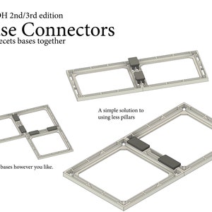 Betrayal at House on The Hill Base Connectors (combine bases to use less pillars) 40 pcs