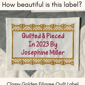 Embroidered Quilt Labels – Home Sweet Dreaming