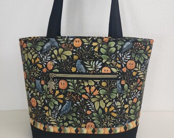Bolso de mano/de hombro con diseño de jardín de Halloween