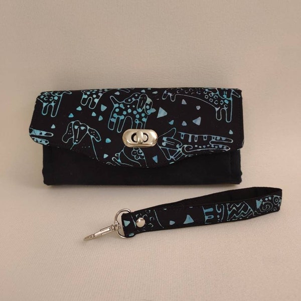 Artwork Dogs Necessary Clutch Wallet | NCW | Cell Phone Clutch | Cross Body