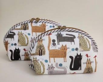 Bolsas con tapa para gatitos (juego de dos)