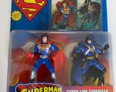 Cyber-Link Superman Man Of Steel and Cyber-Link Batman DC Comics Kenner Toys