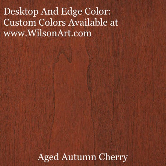 Gaming Desk Top Table Only Cherry Wood Laminate Surface Ultra Durable Wilsonart Laminates Free