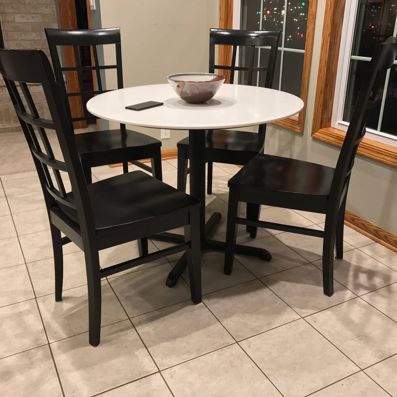Round Table Top made with Dupont Corian Solid Surface Tabletop Etsy