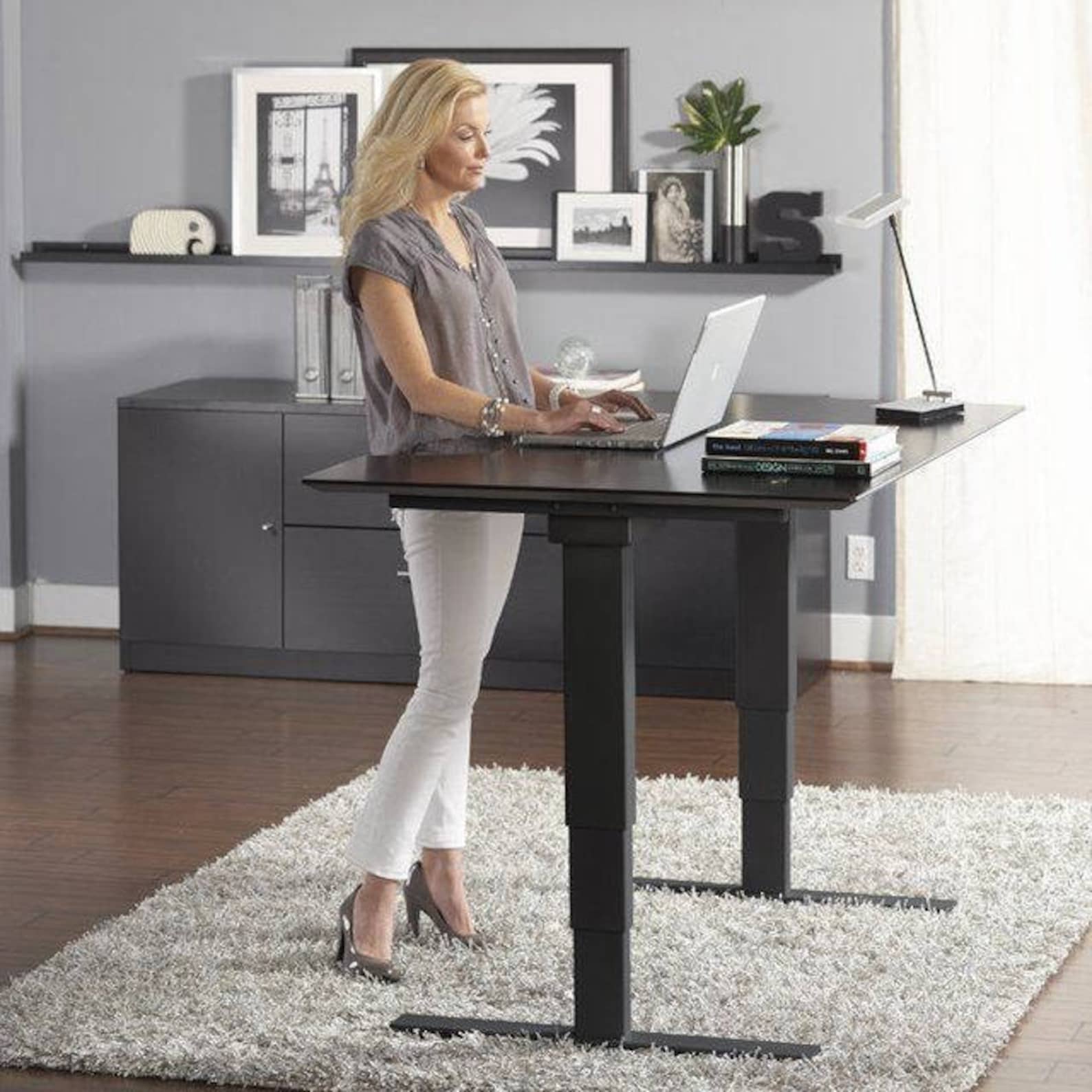 Home Office STAND UP Desk Elevating Desk 24 X 48 Etsy
