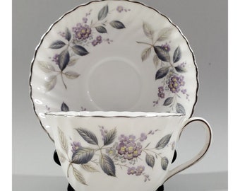 Royal Adderly England Fine Bone China Teacup & Saucer Breath O Spring Floral