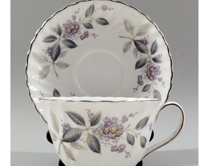 Royal Adderly England Fine Bone China Teacup & Saucer Breath O Spring Floral