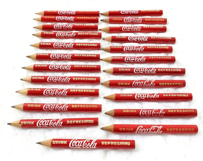 23 Vintage 1950s Coca Cola Coke Soda Golf Scorecard Marking Pencils Advertising
