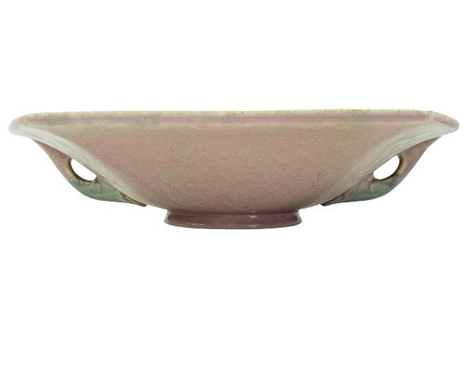 Roseville Pottery Tuscany Pink Art Deco Console Bowl 173-10