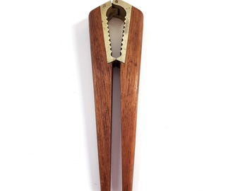 Mid Century Vintage 1960s Teak Brass Flemming Digsmed Denmark Nutcracker