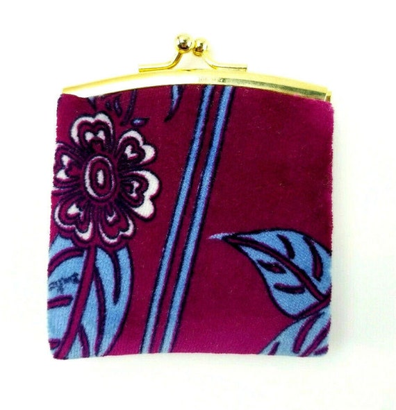 Vintage Emilio Pucci Purple/Blue Floral Print Velv