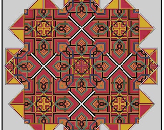 Arid Supersized Cross Stitch Pattern (paper copy)