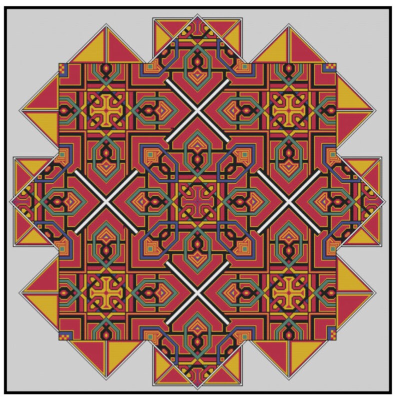 Arid Supersized Cross Stitch Pattern paper copy image 1