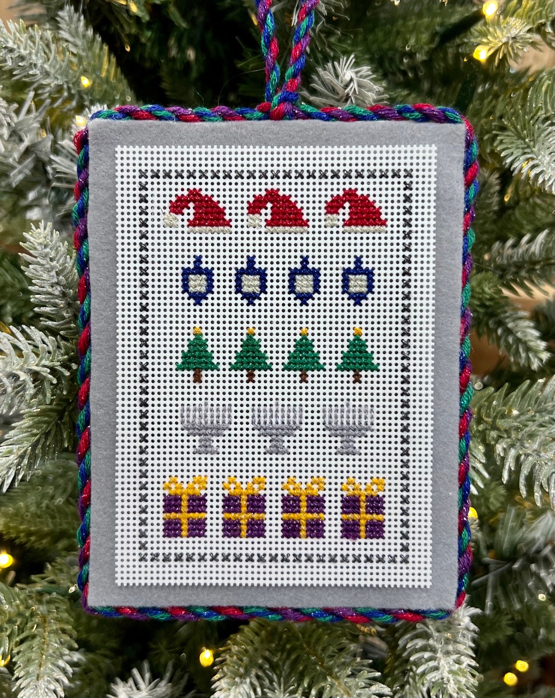 Holiday Sampler Ornament Cross Stitch Pattern (PDF) - Etsy