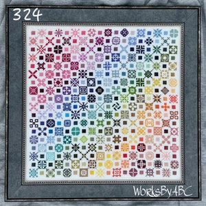 324 Cross Stitch Pattern (paper copy)