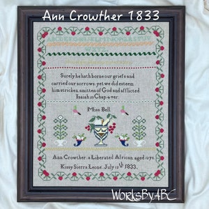 pdf - Ann Crowther 1833 Cross Stitch Sampler