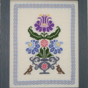 Flowers from 1650 (PDF) Cross Stitch Pattern