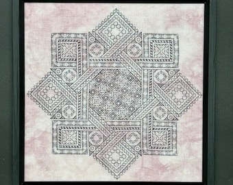 Woven Star in Blackwork Pattern (PDF)