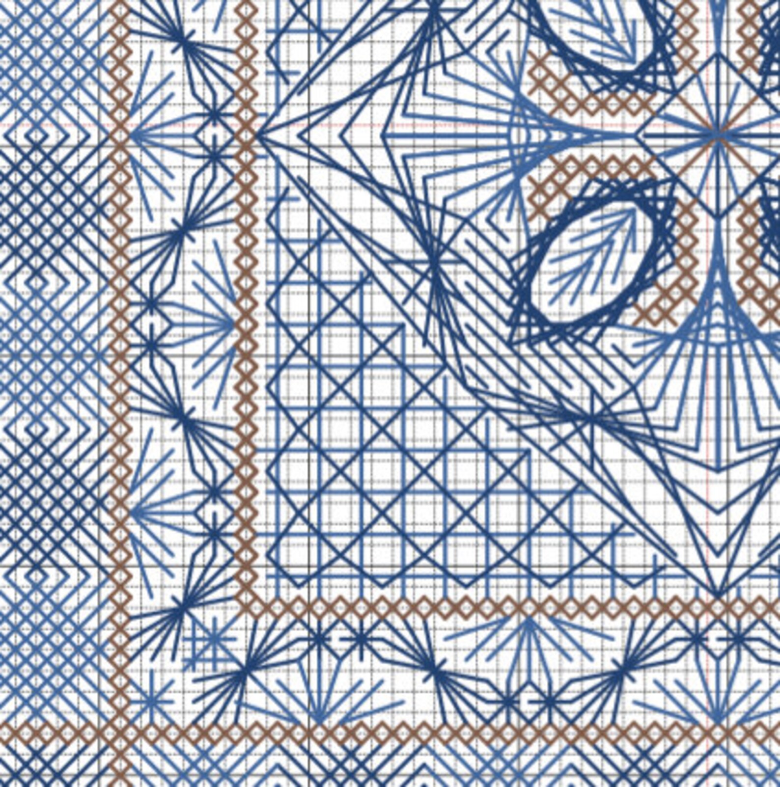 Canvaswork Square #4 Paper Copy Pattern - Etsy