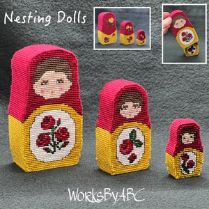 Nesting Doll cross stitch pattern (PDF)