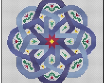 Interwoven Cross Stitch Pattern (PDF)