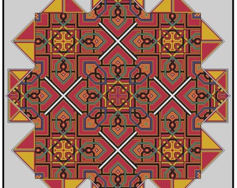 Arid Supersized Cross Stitch Pattern (PDF)