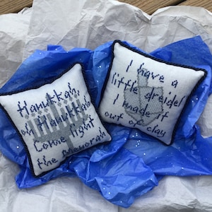 Hanukkah Songs cross stitch pattern (paper copy)