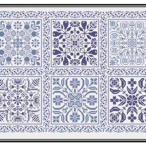 Six Pages from 1603 (PDF) Cross Stitch Pattern
