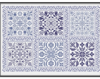 Six Pages from 1603 (PDF) Cross Stitch Pattern