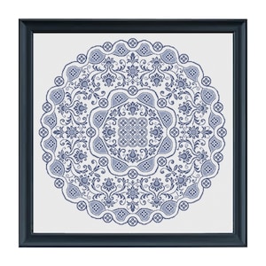 Gossamer Lace in Cross Stitch Pattern paper copy