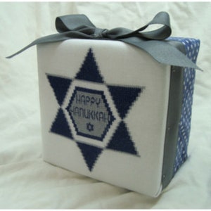 Jewish Star Cross Stitch pattern (paper copy)