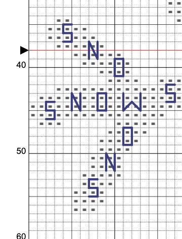 Winter Snowflake Cross Stitch Pattern (pdf) - Etsy